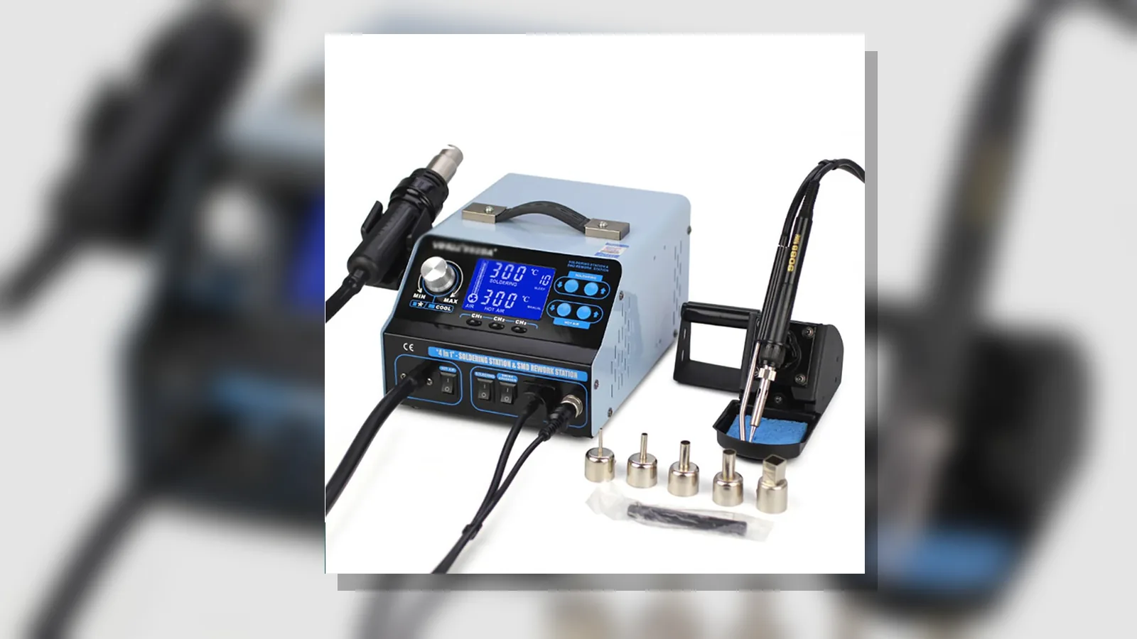 Local extraction positioned close to a soldering task and away from the operator